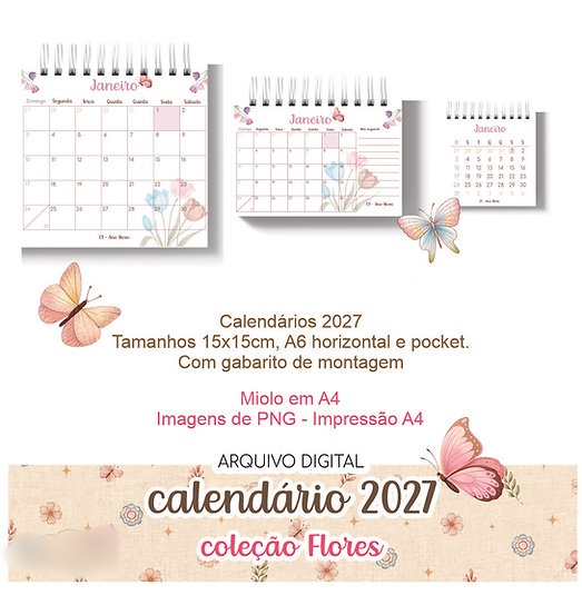 Arquivo Calendario 2027 Coleção Flores 1