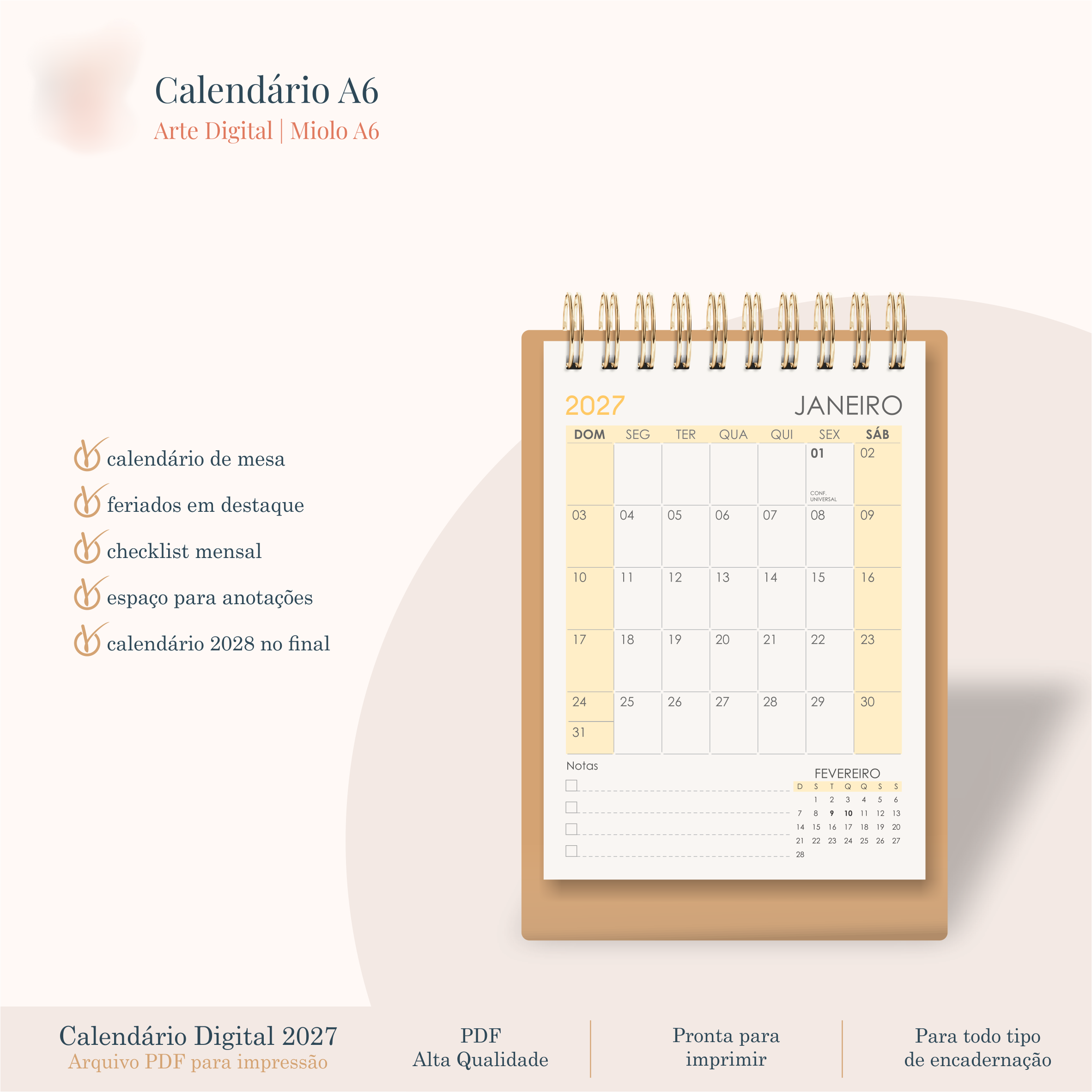 Arquivo Calendário A6 Retrato 2027 4