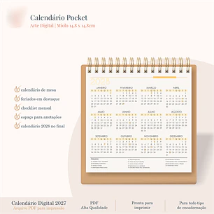 Arquivo Calendário Pocket 2027
