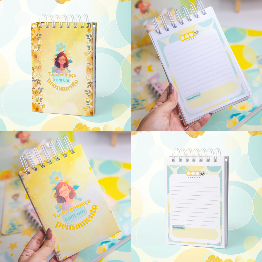 Arquivo Setembro Amarelo Bloquinho de Anotações A6 1