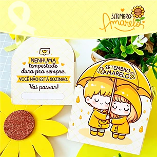Arquivo Setembro Amarelo Porta Bombom