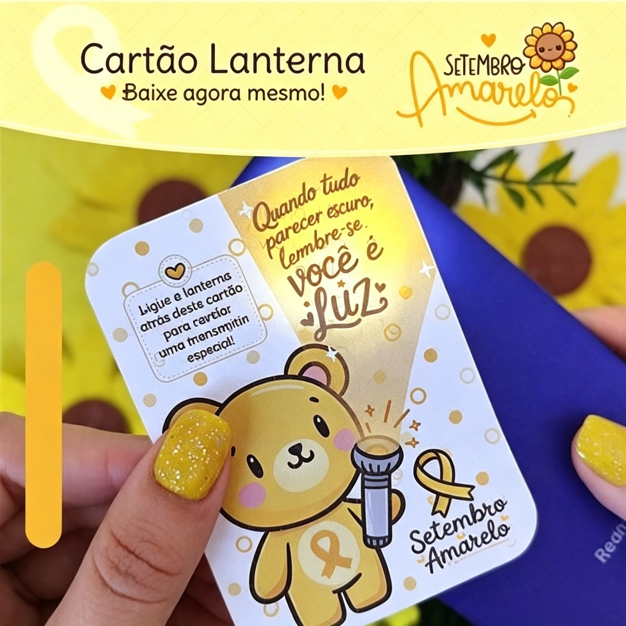 Arquivo Setembro Amarelo Cartão Lanterna 1