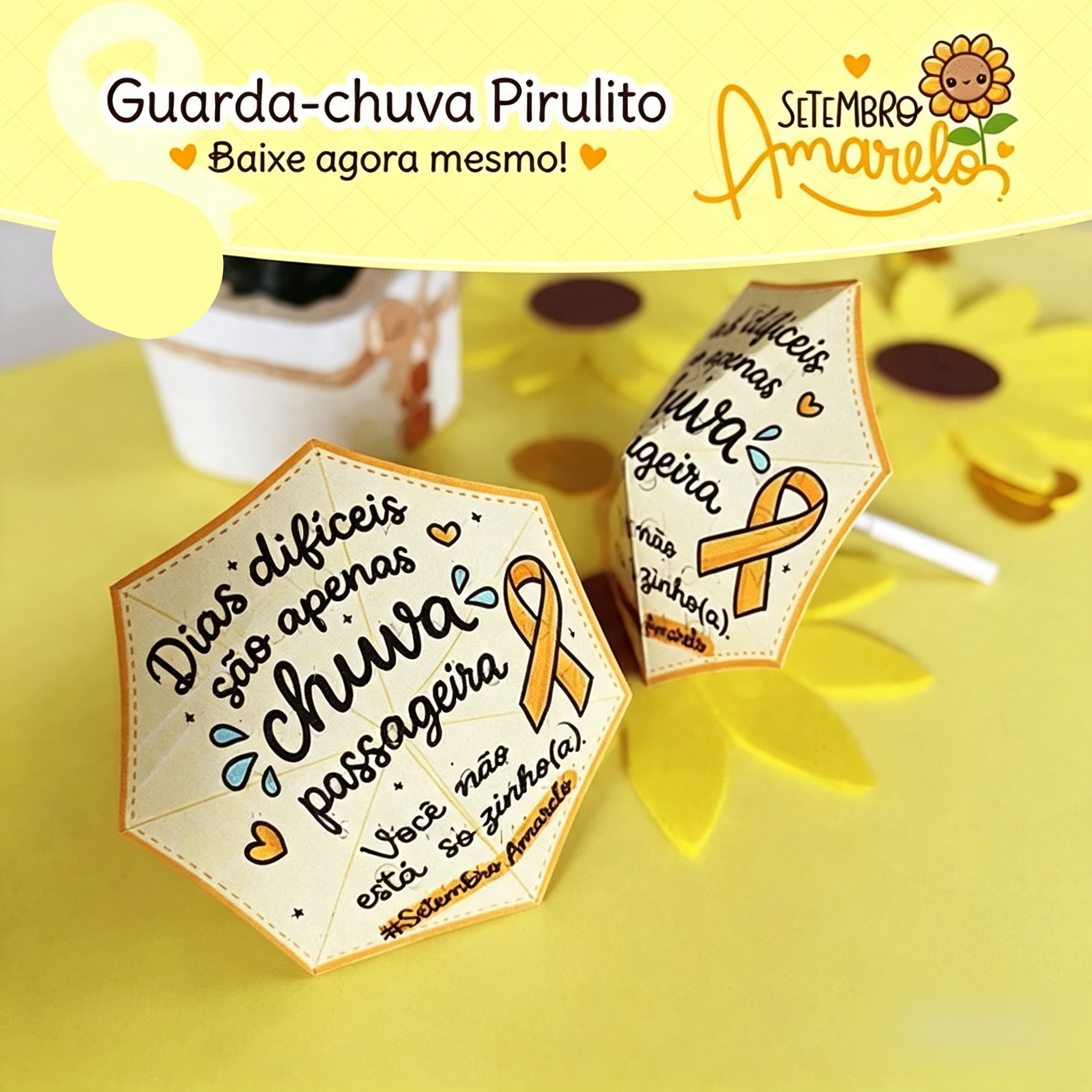 Arquivo Setembro Amarelo Guarda-chuva Pirulito 1