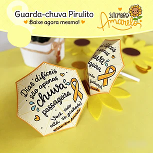Arquivo Setembro Amarelo Guarda-chuva Pirulito