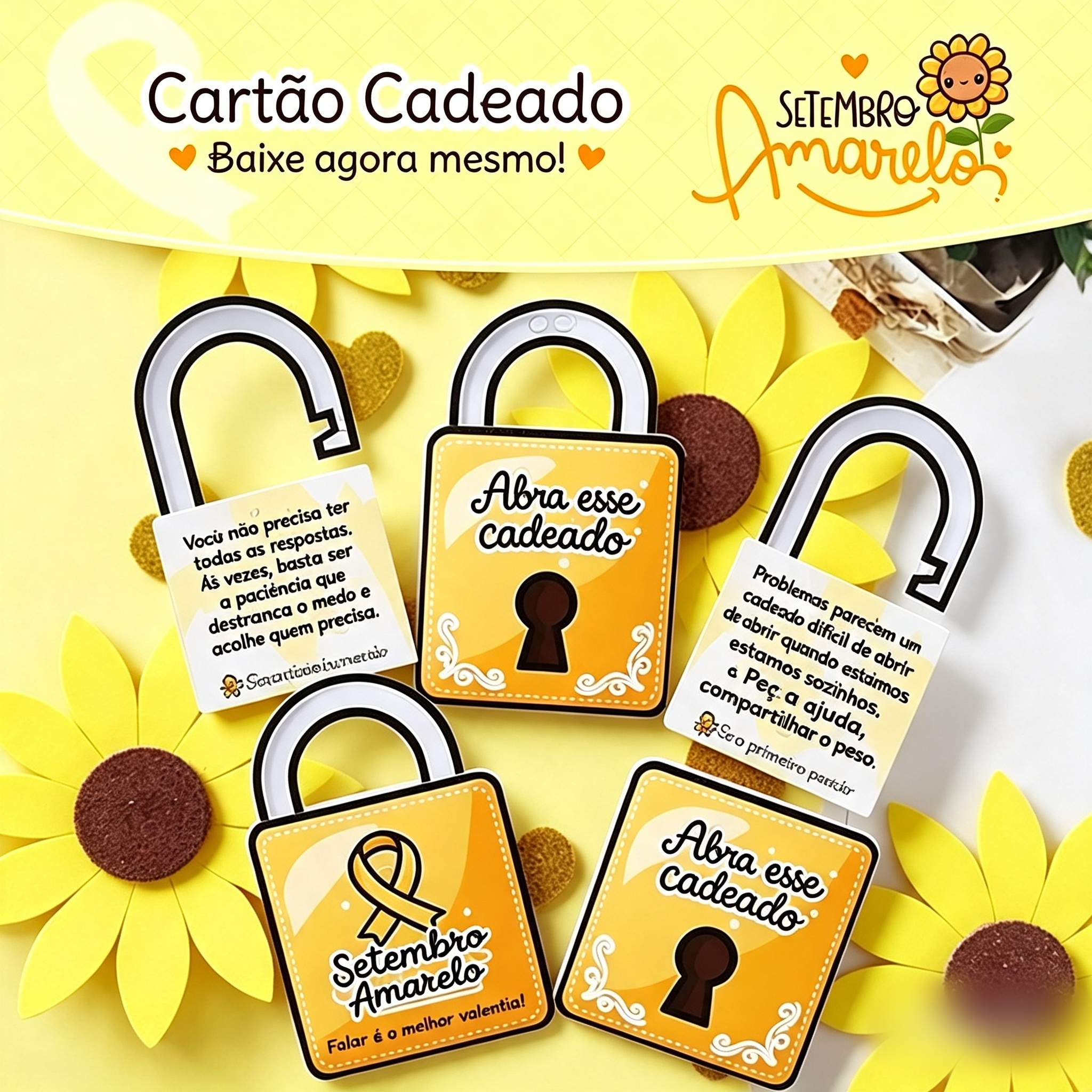 Arquivo Setembro Amarelo Cartão Cadeado  1