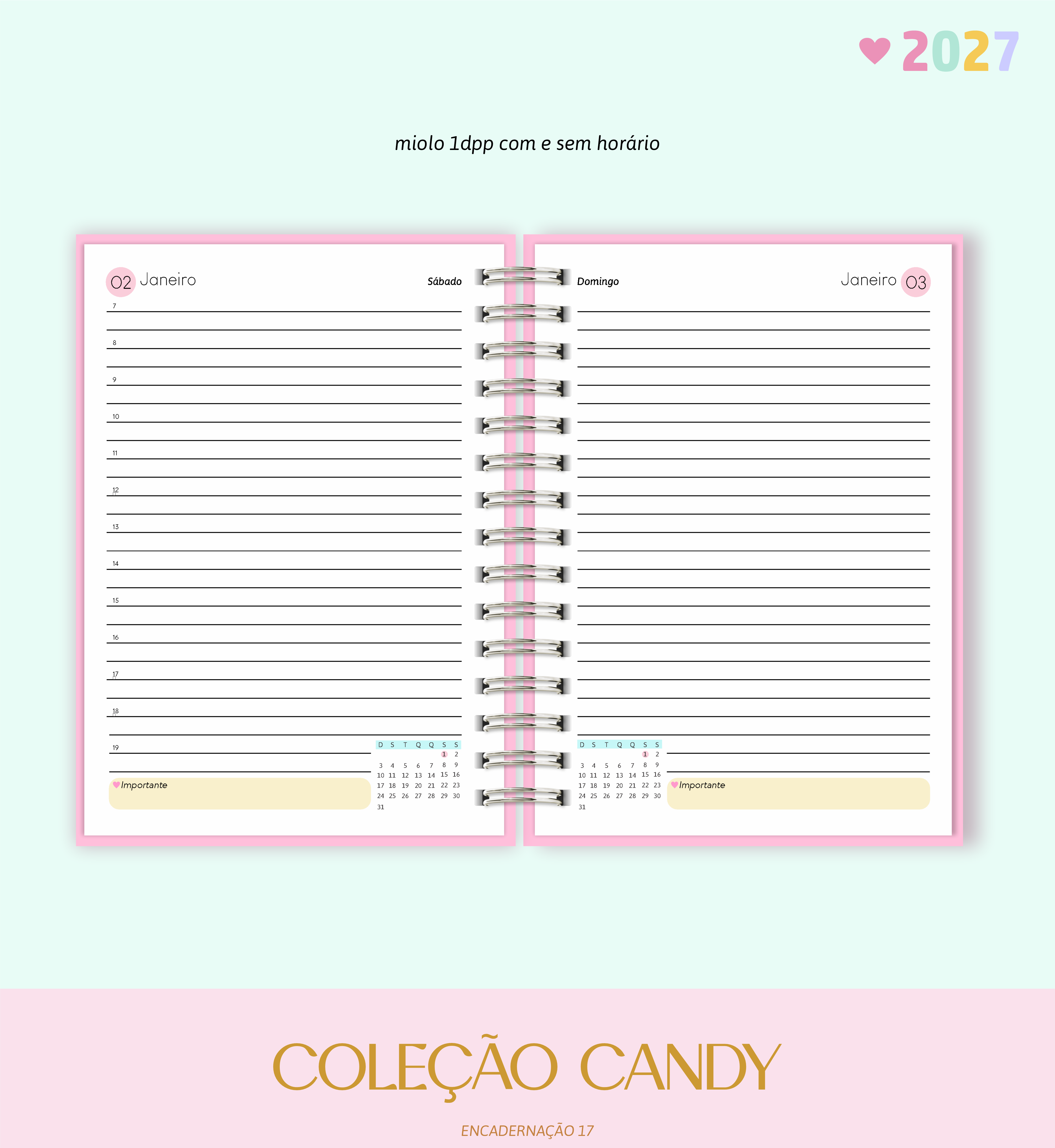 Arquivo Combo Agenda Candy 2027 3
