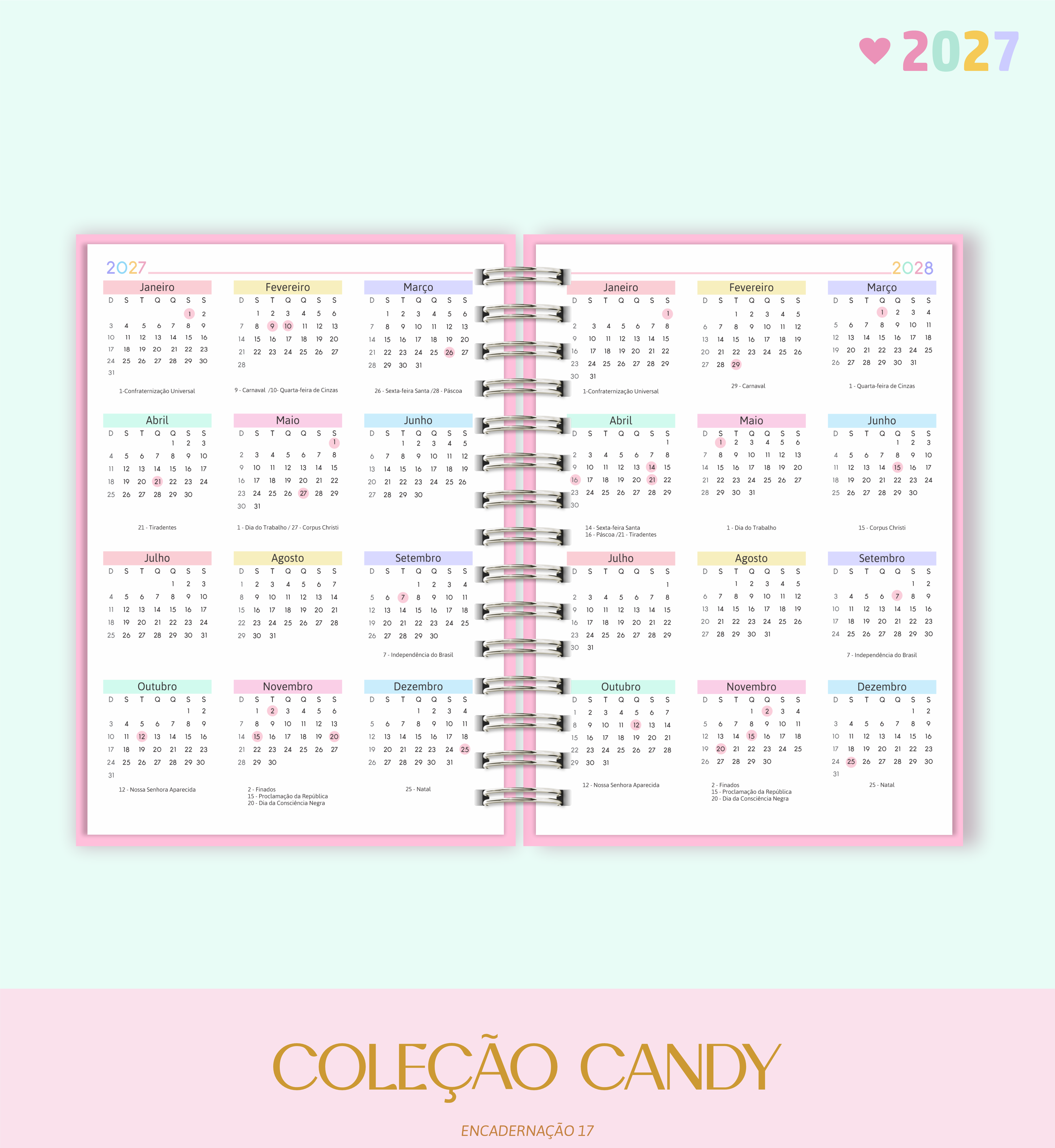 Arquivo Combo Agenda Candy 2027 13