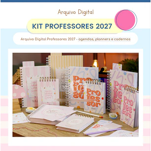 Arquivo Combo Encadernação Professores 2027