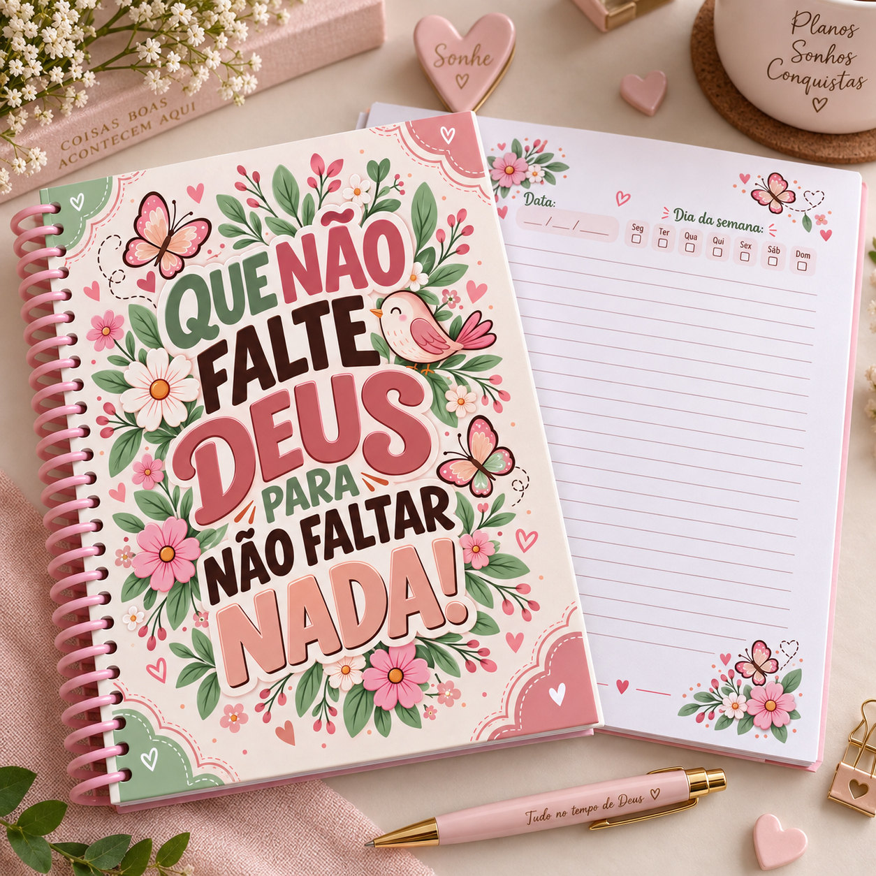 Arquivo Pack Encadernação - Que não falte Deus 3
