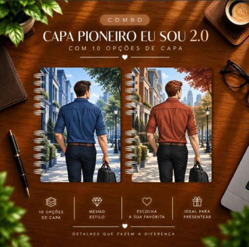 Arquivo Combo Digital de Capas Masculinas - Coleção Pioneiro Eu sou 2.0 1