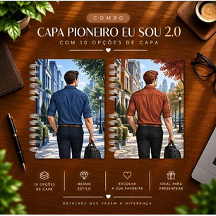 Arquivo Combo Digital de Capas Masculinas - Coleção Pioneiro Eu sou 2.0
