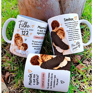 Arquivo Sublimação Caneca Filho Você é o Meu 127
