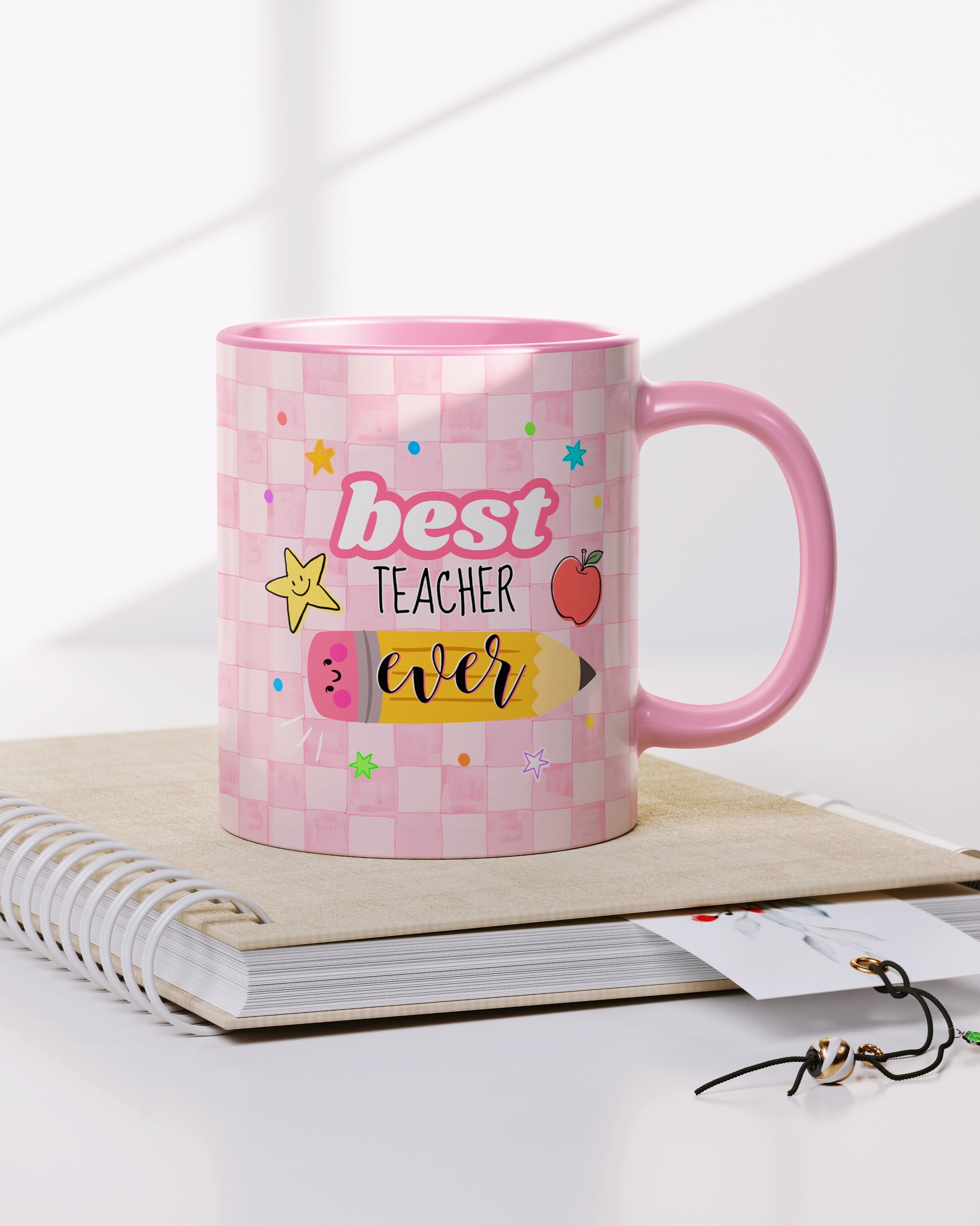 Arquivo Sublimação Caneca Best Teacher Ever 1