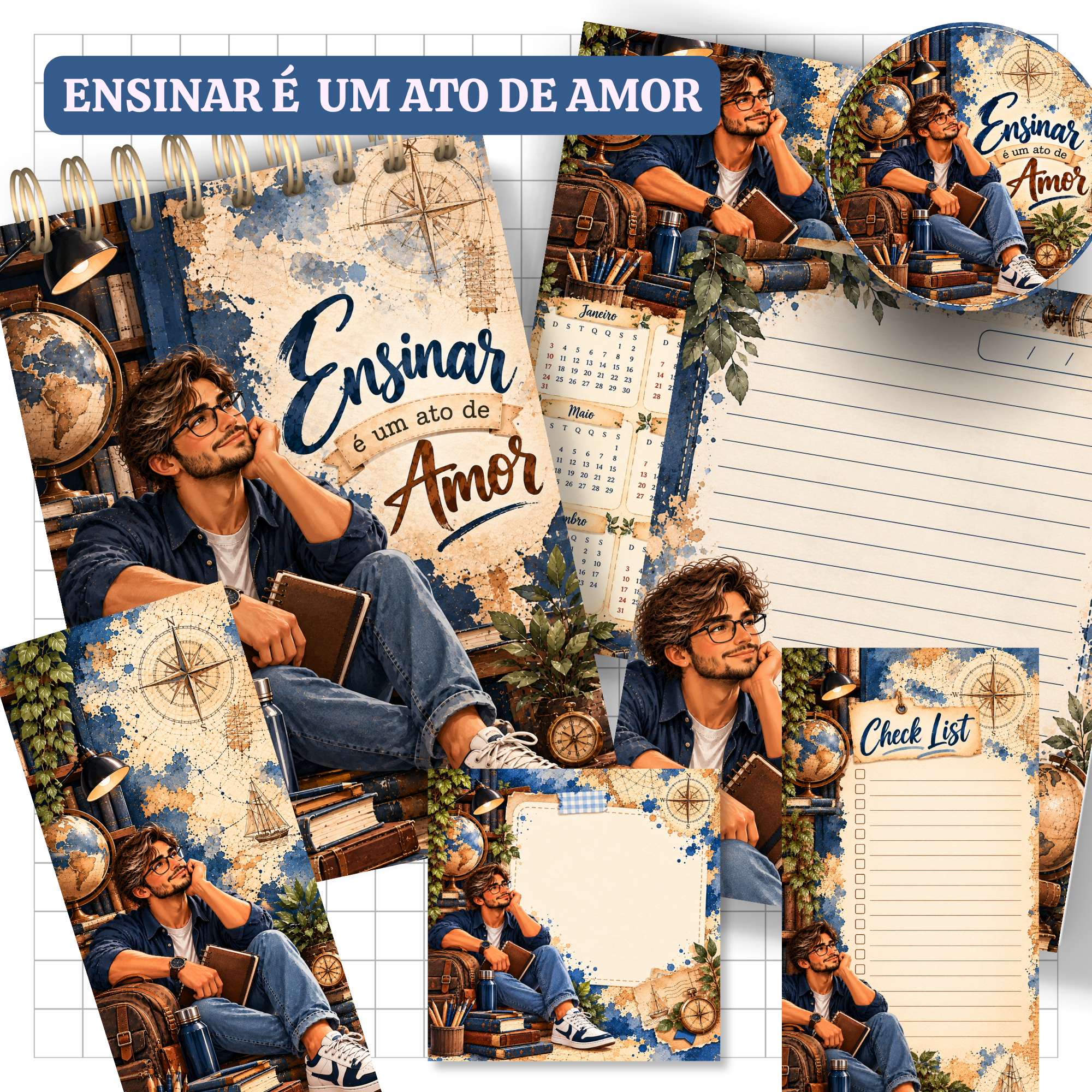 Arquivo Encadernação Ensinar é um ato de Amor (Masculino) 1