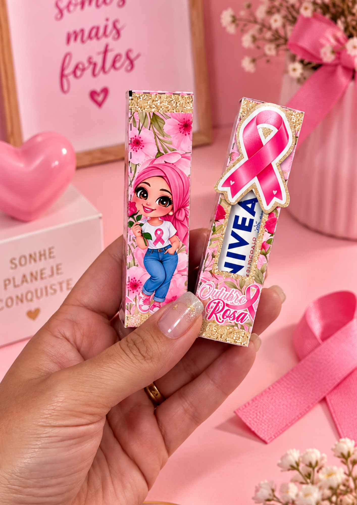Arquivo Outubro Rosa Caixa Batom ou Manteiga de Cacau 1