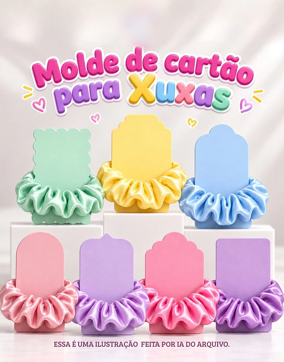 Arquivo de Corte Molde Card Xuxinha 1
