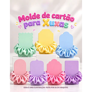 Arquivo de Corte Molde Card Xuxinha