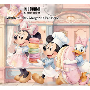 Arquivo Kit Digital Turma do Mickey Patisserie
