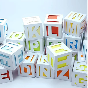 Arquivo de Corte Cubo Alfabeto