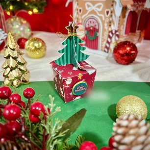 Arquivo Natal Caixa Sushi Árvore