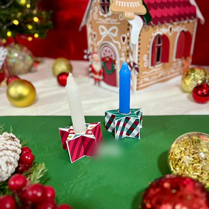 Arquivo Natal Suporte Velinha Estrela