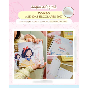 Arquivo Combo Agendas Escolares 2027