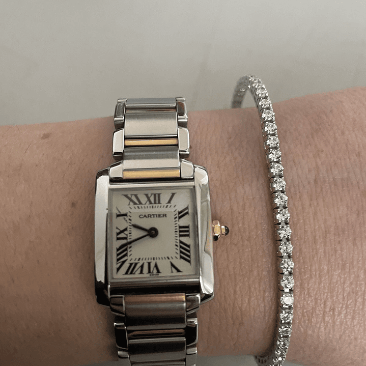 CARTIER PM ACERO Y ORO  5