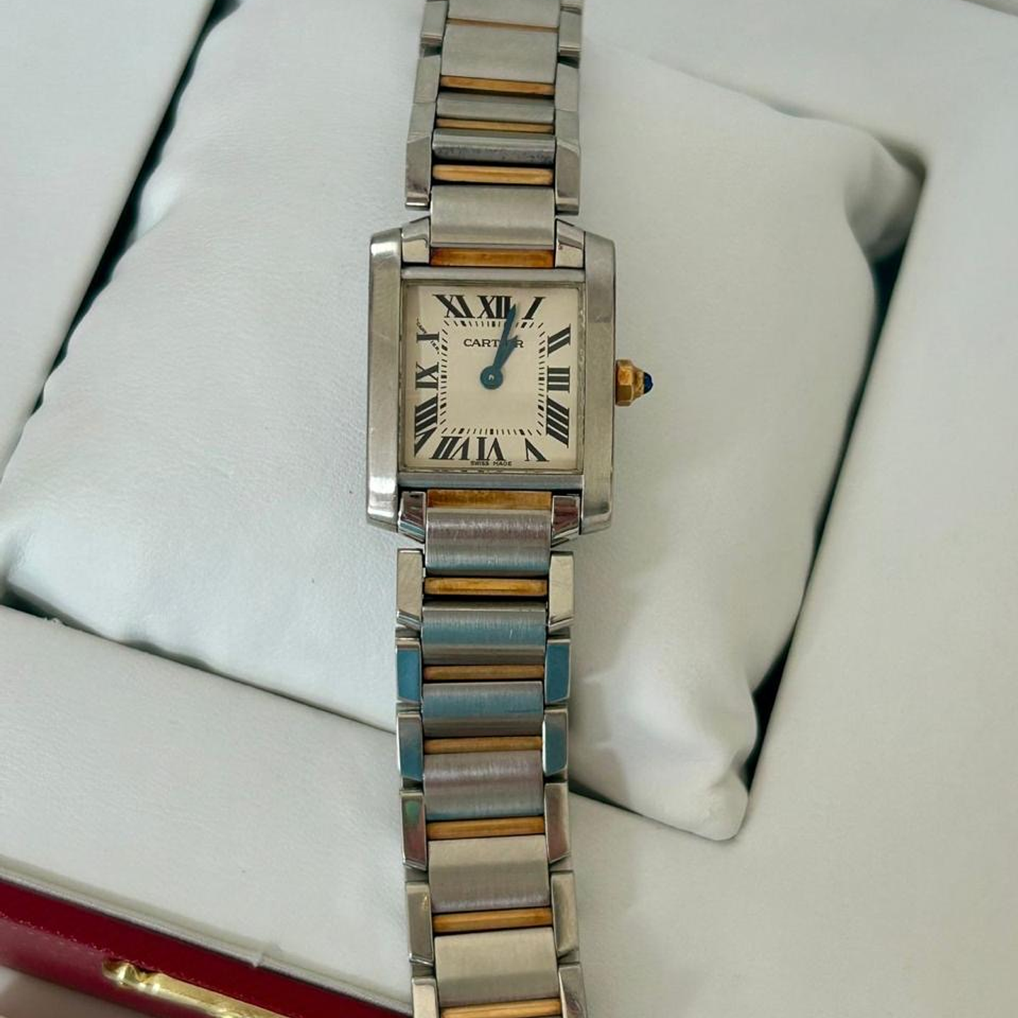 CARTIER PM ACERO Y ORO  6