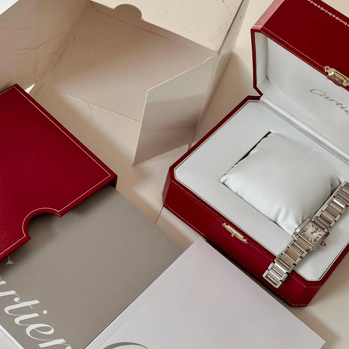 CARTIER PM ACERO Y ORO  8