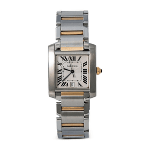 CARTIER PM ACERO Y ORO 