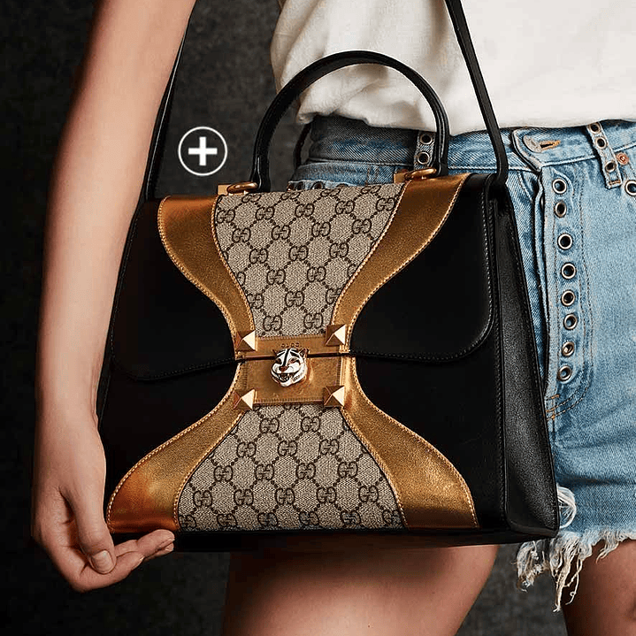 CARTERA DORADA GUCCI 3