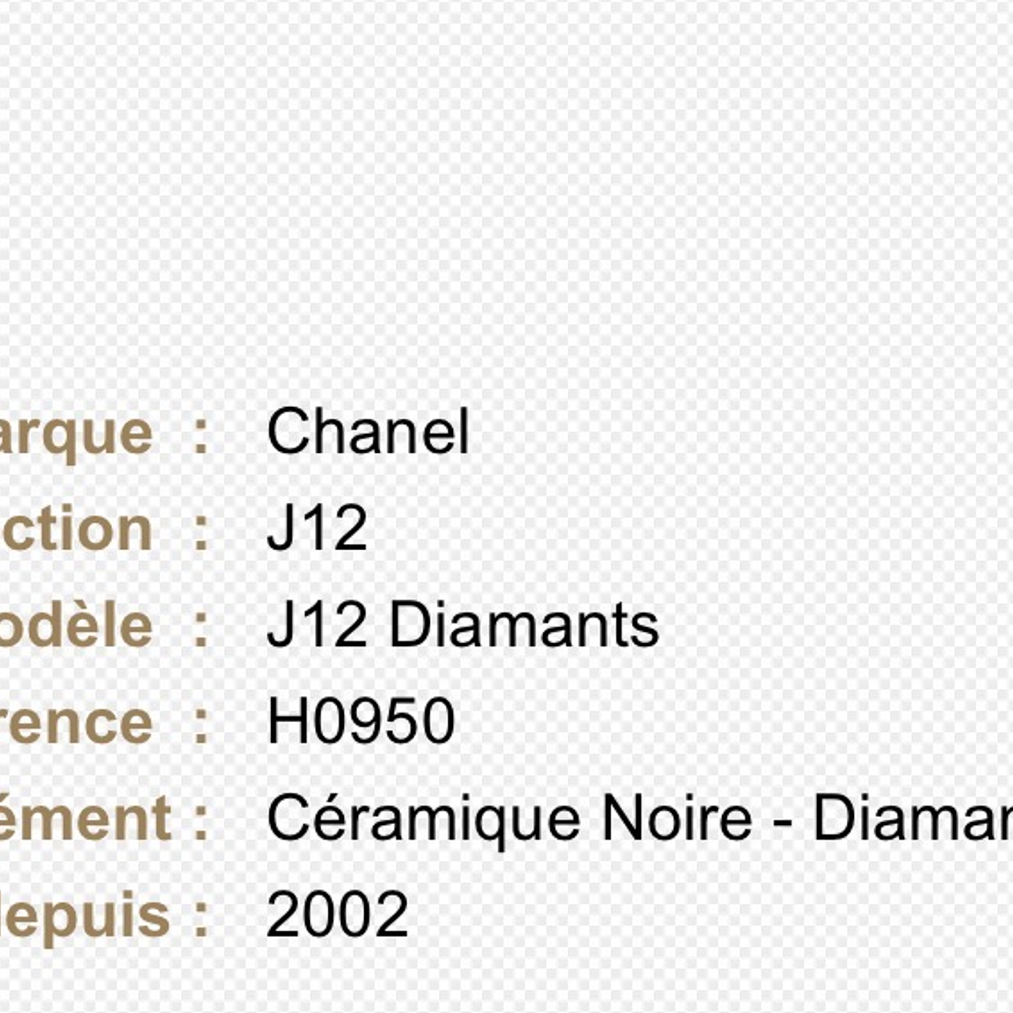 RELOJ CHANEL DIAMANTES  2