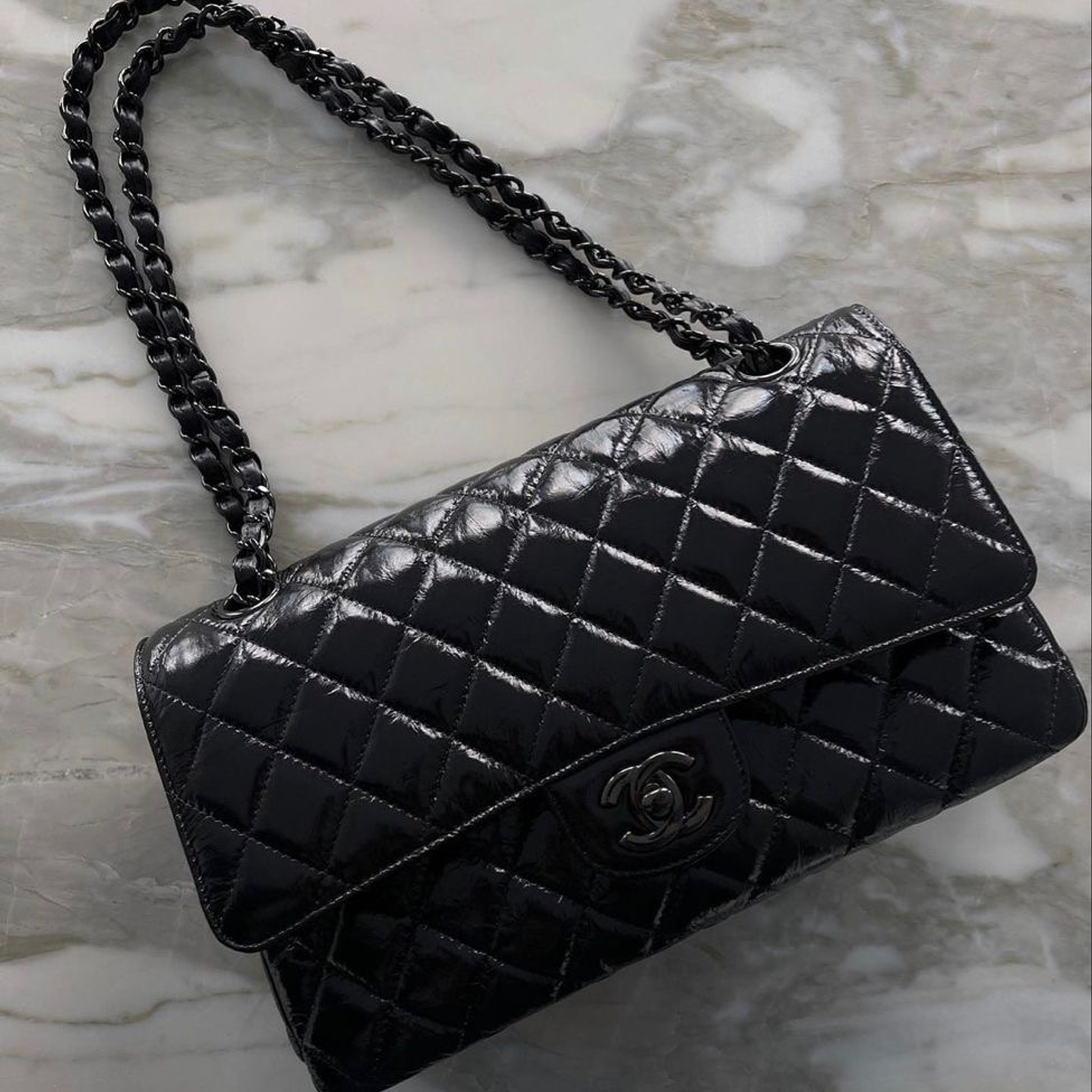CHANEL  DOUBLE FLAP 2