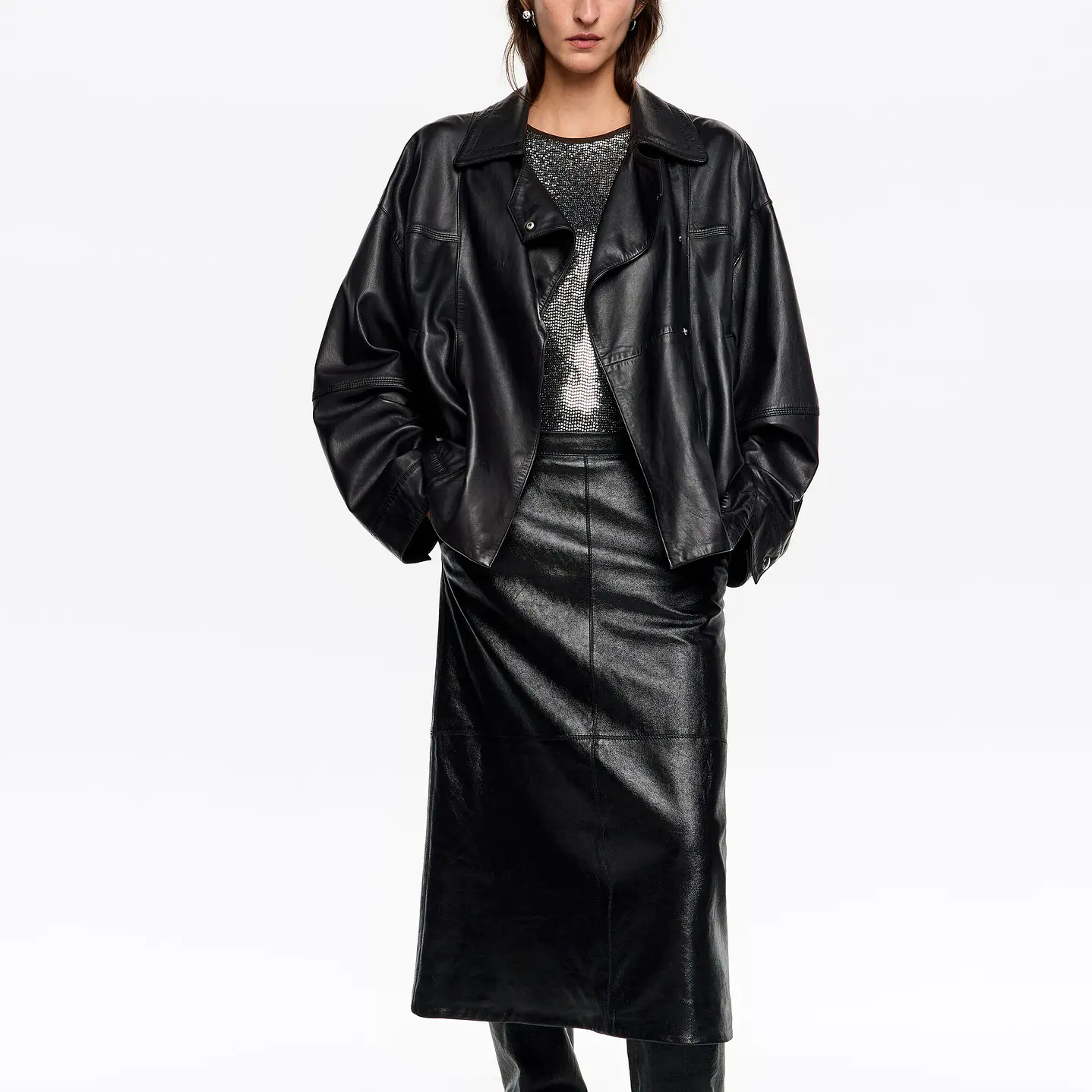 CHAQUETA CUERO BIMBA Y LOLA 4