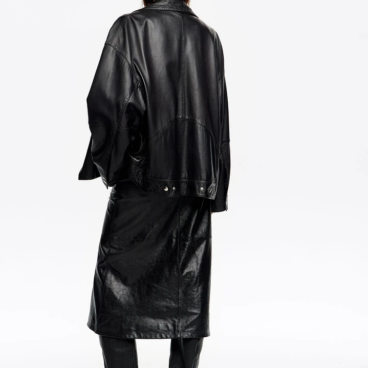 CHAQUETA CUERO BIMBA Y LOLA 6