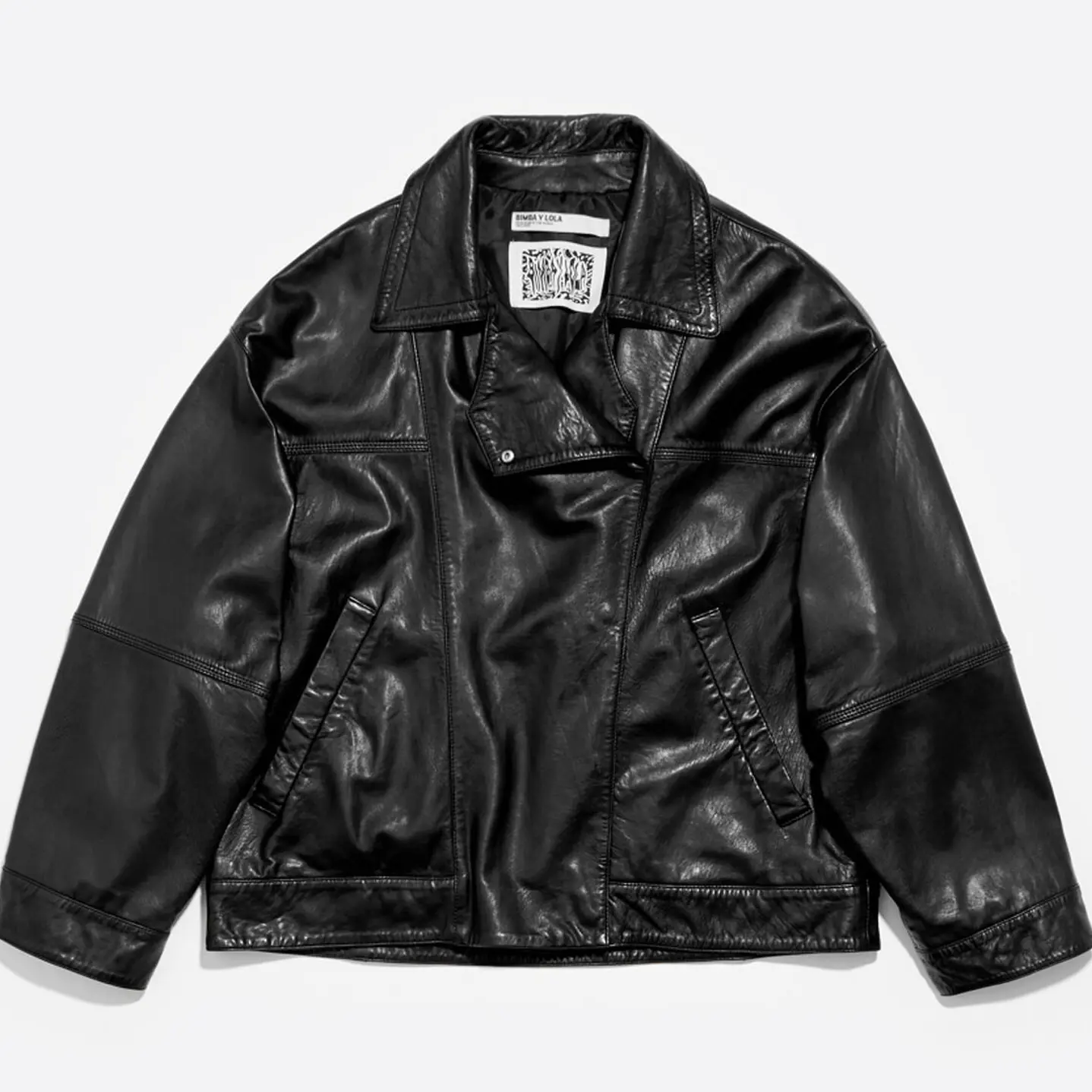 CHAQUETA CUERO BIMBA Y LOLA 1