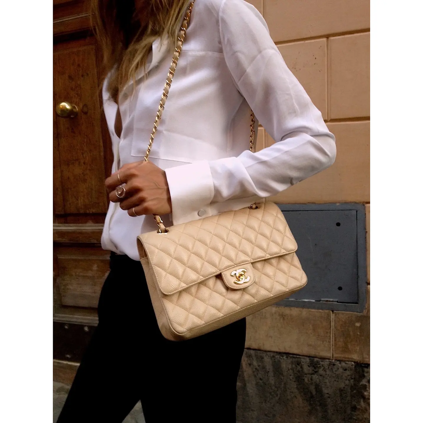 CHANEL JUMBO BEIGE  6