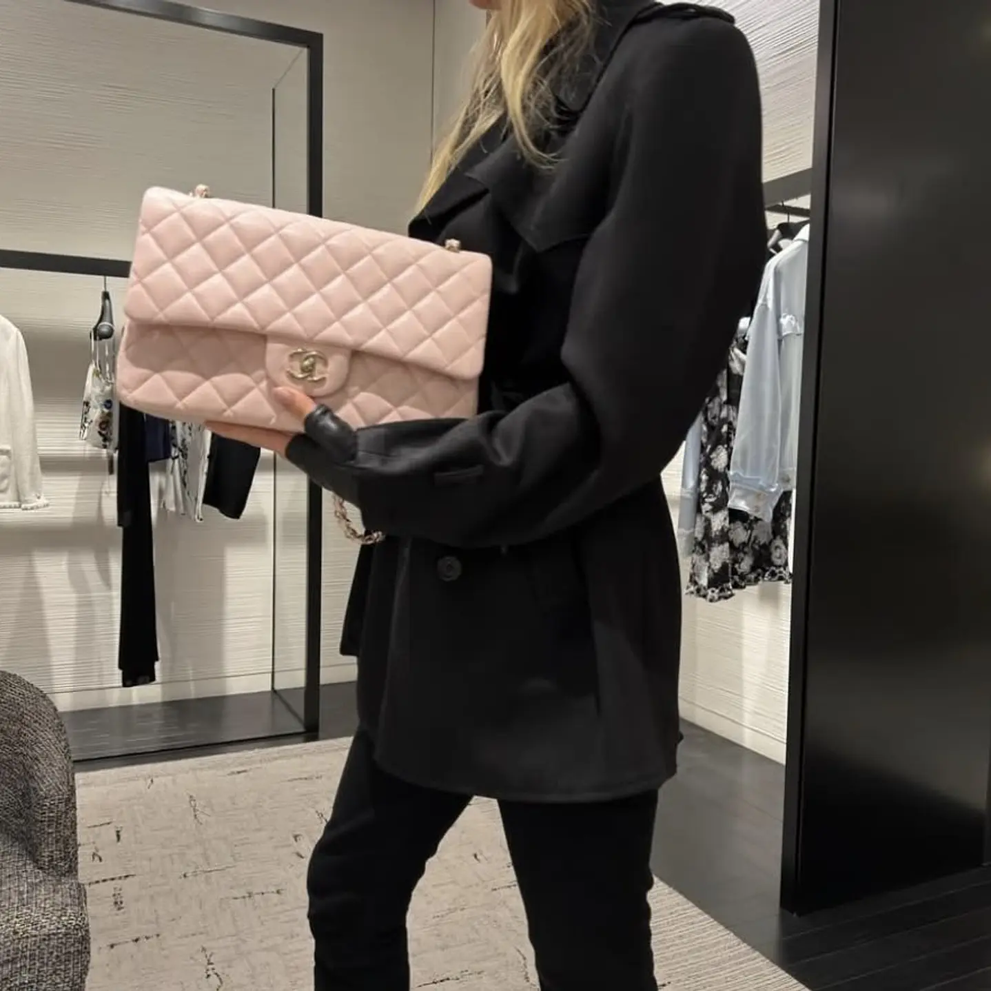 CHANEL JUMBO ROSA 2
