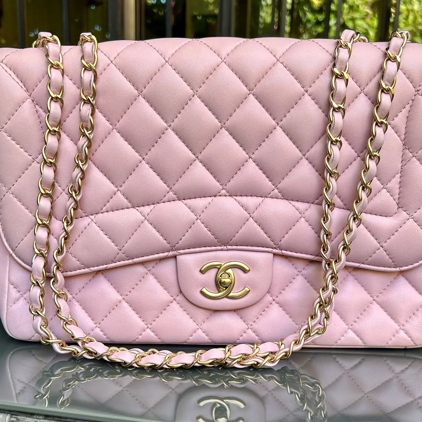CHANEL JUMBO ROSA 8
