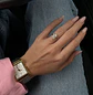ANILLO ORO BLANCO Y BRILLANTES - Miniatura 1