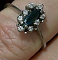 ANILLO ORO BLACO Y BRILLANTES N13 - Miniatura 2