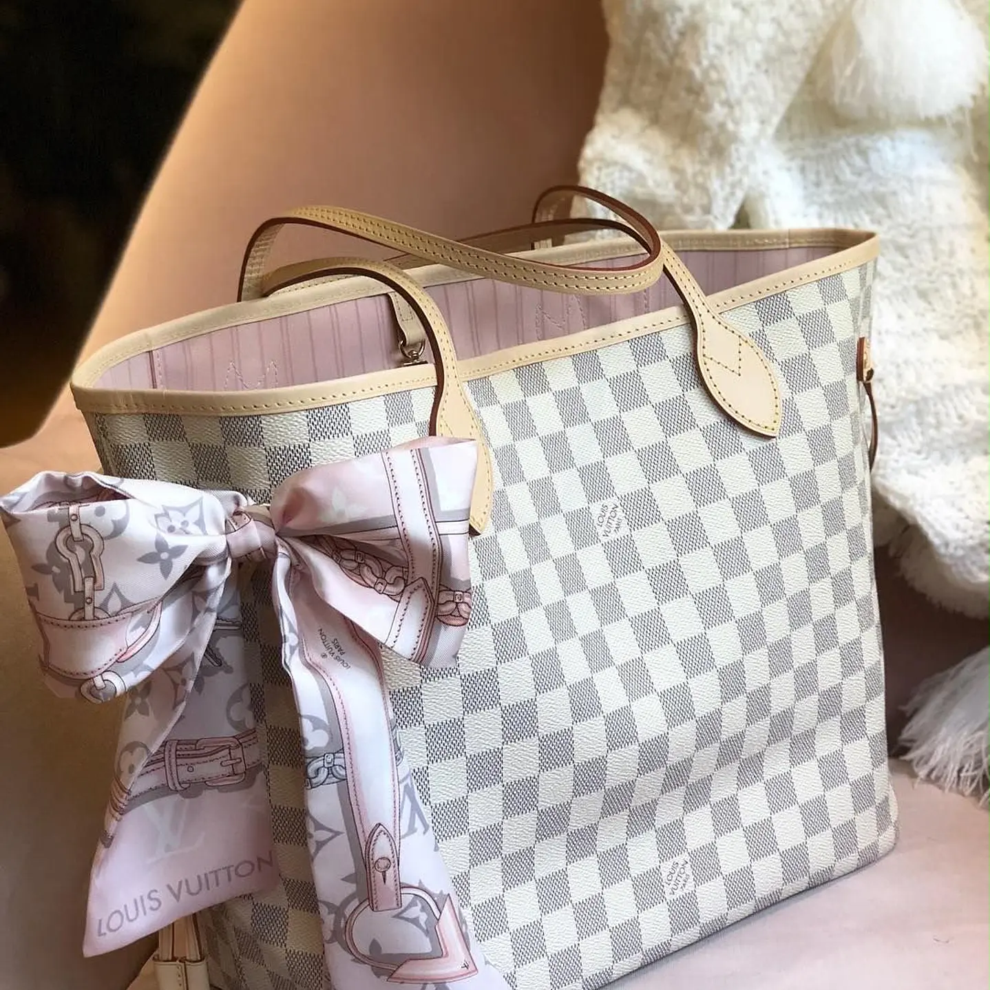 NEVERFULL MM DAMIER AZUR  4