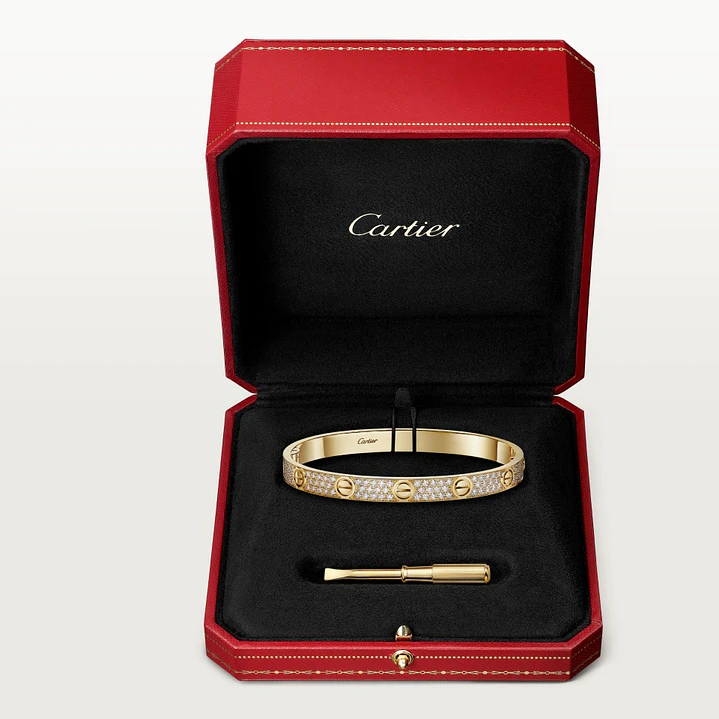 BRAZALETE LOVE ORO Y DIAMANTES  1