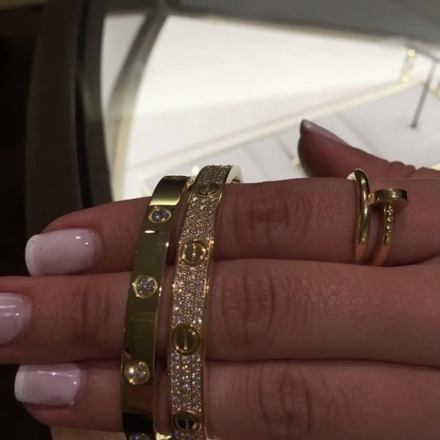 BRAZALETE LOVE ORO Y DIAMANTES  5