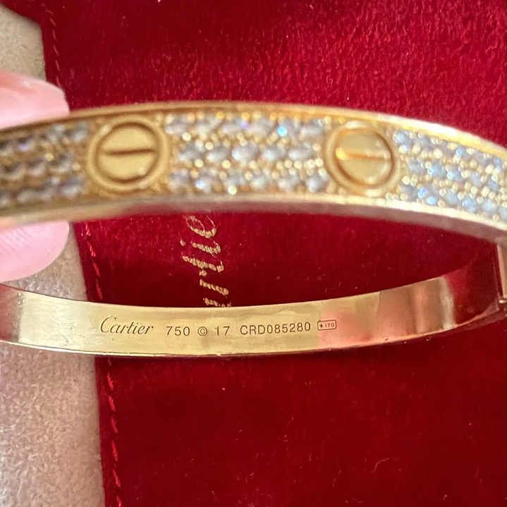 BRAZALETE LOVE ORO Y DIAMANTES  6