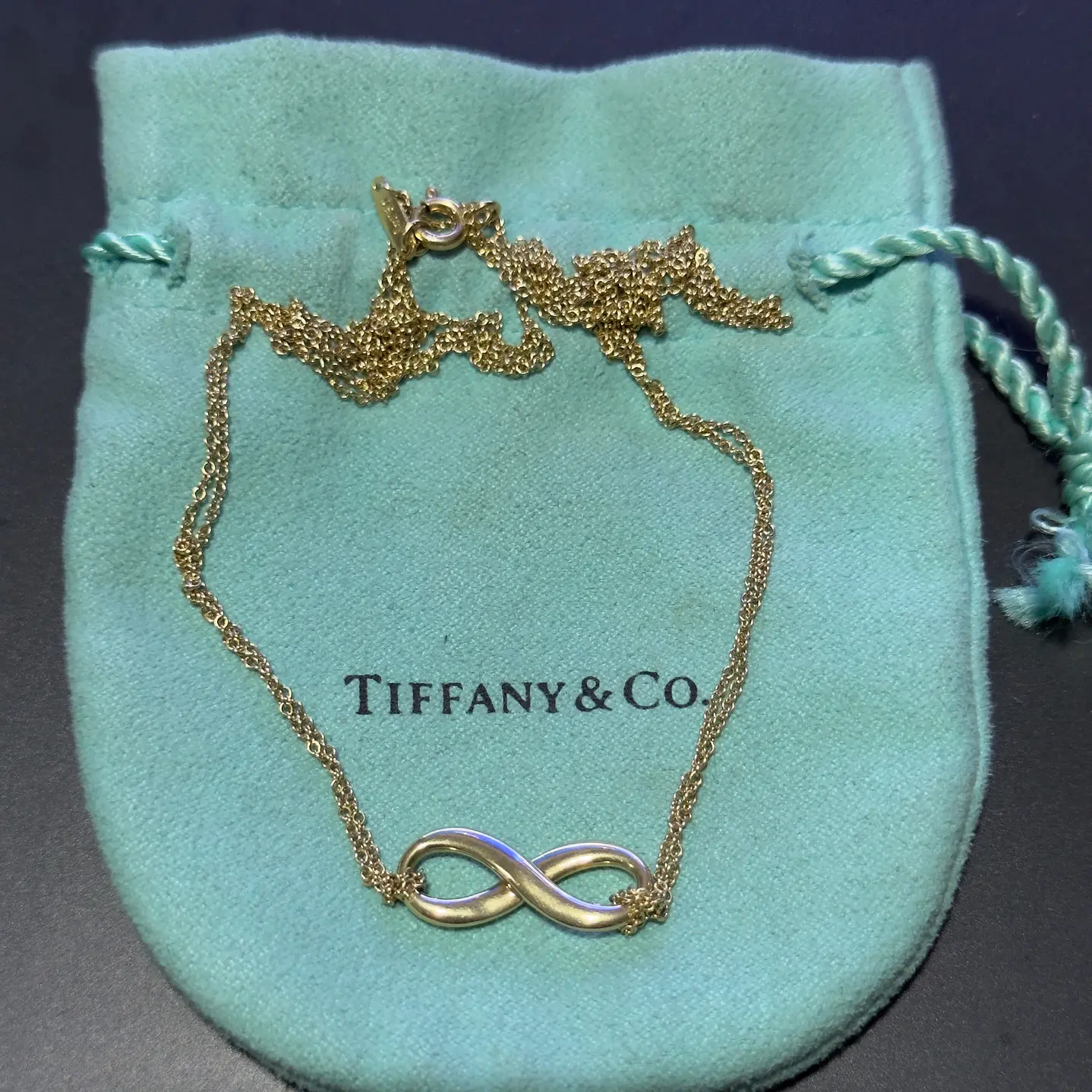 COLLAR INFINITO ORO  2
