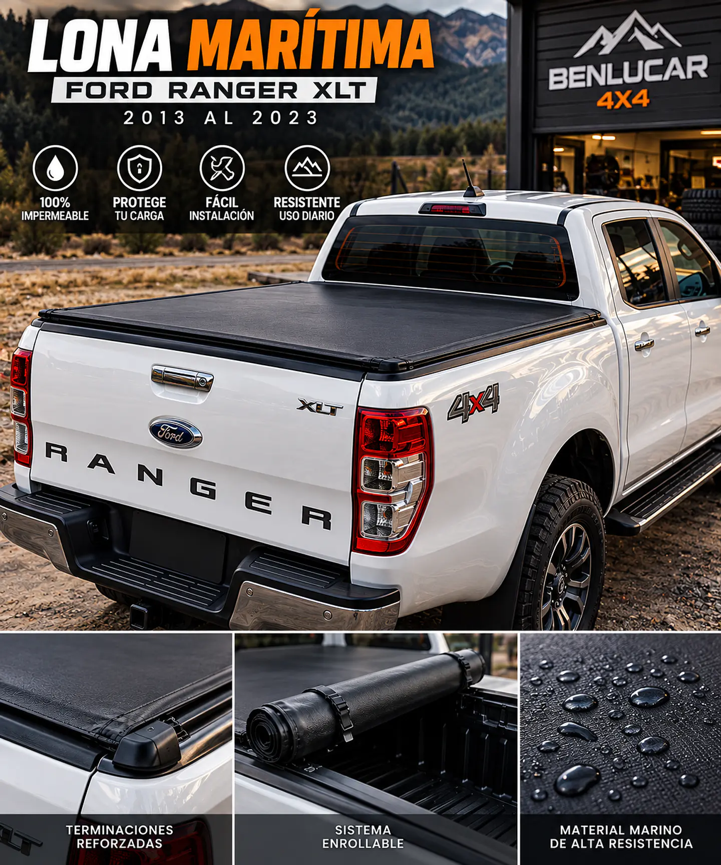 LONA MARITIMA FORD RANGER 2013-2023  1