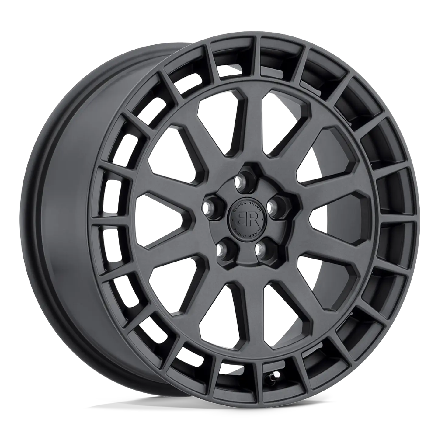 Juego de 4 llantas 17X8.5 6X114.3/12 Black Rhino Boxer Gunblack 1