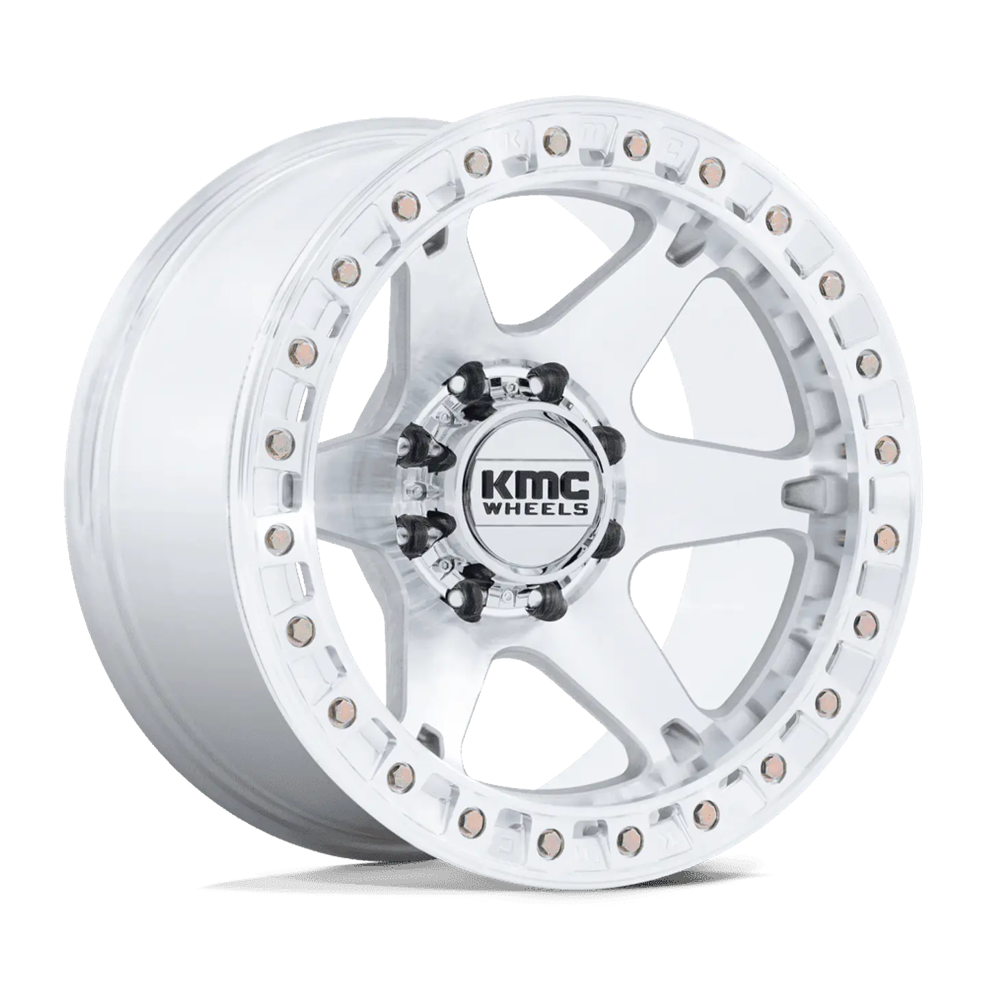 Juego de 4 llantas 17X9.0 5X127/-38 KMC V1 Beadlock Machined Cb71.5 1