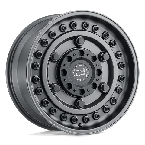 Juego de 4 llantas 17X9.5 6X139.7/6X135/-18 Black Rhino Armory Gunblack